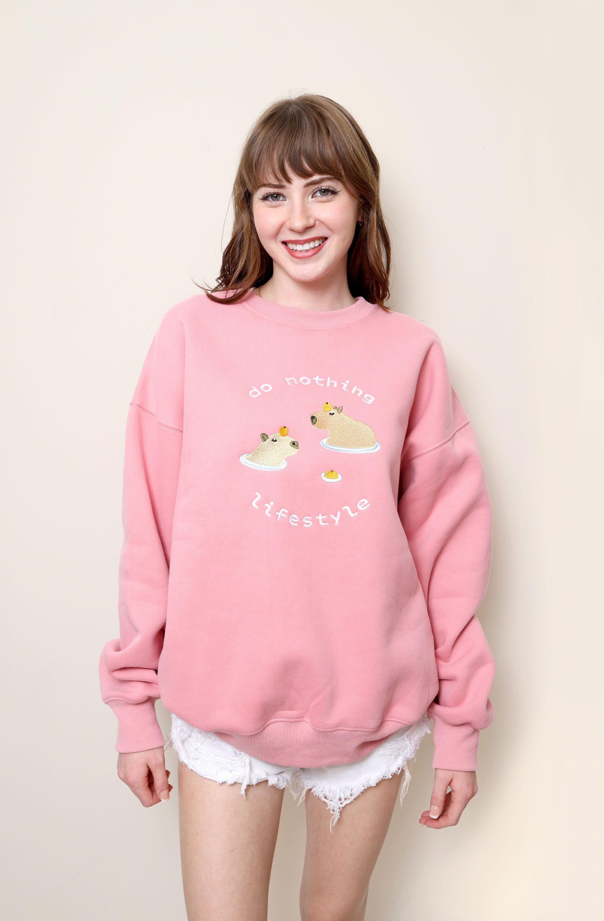 Do Nothing Lifestyle Crewneck - Pink