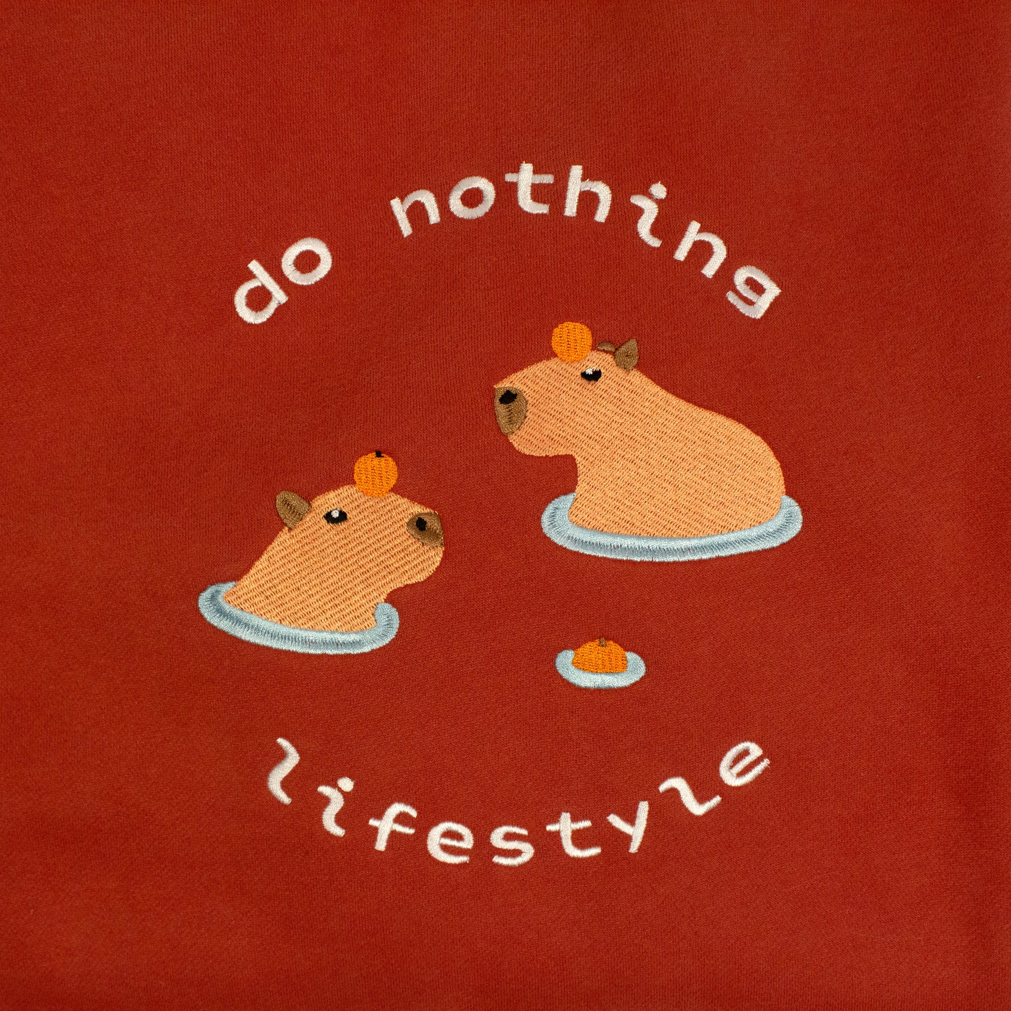 Do Nothing Lifestyle Crewneck - Red