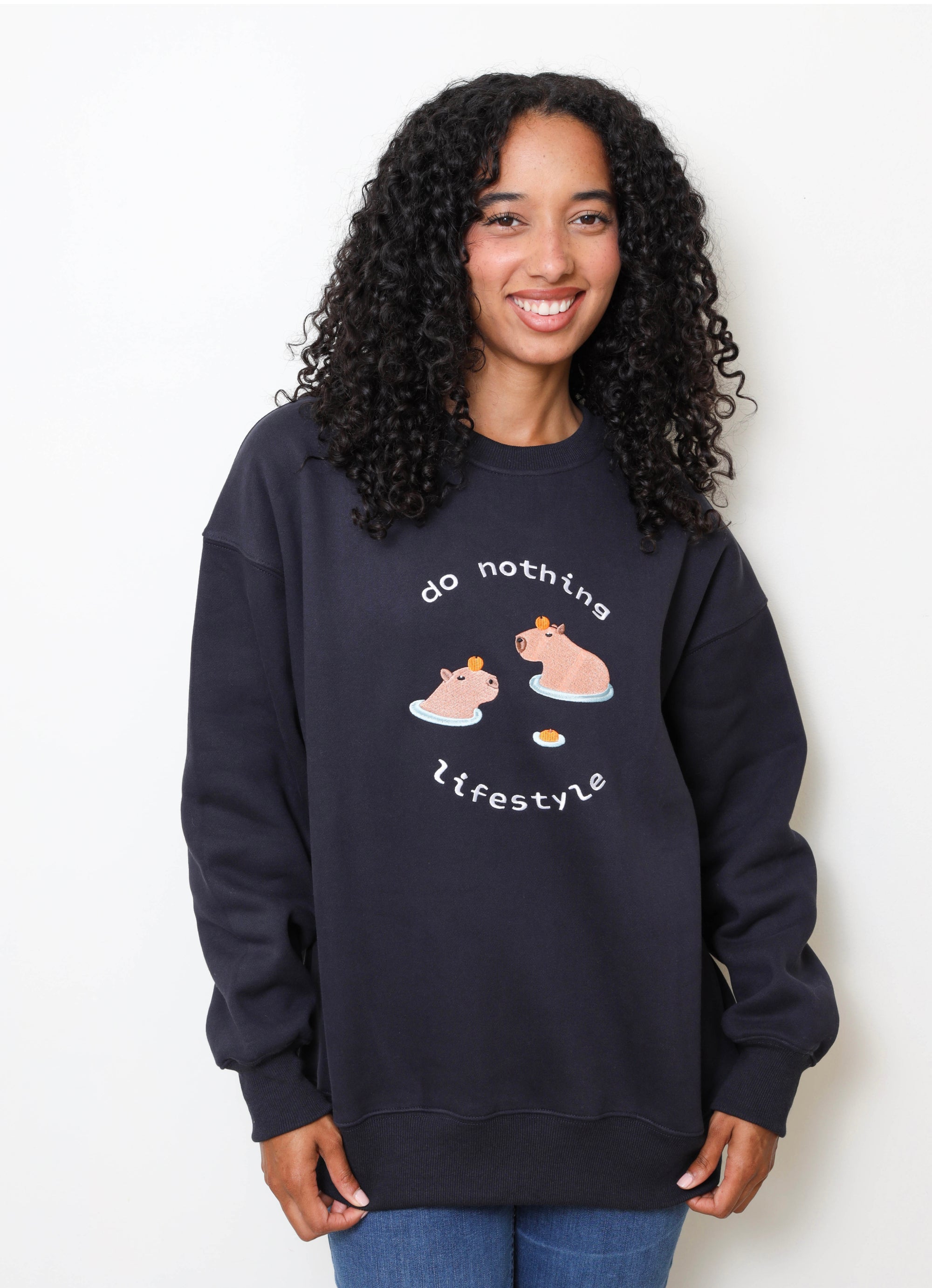 Do Nothing Lifestyle Crewneck (Dark Navy)