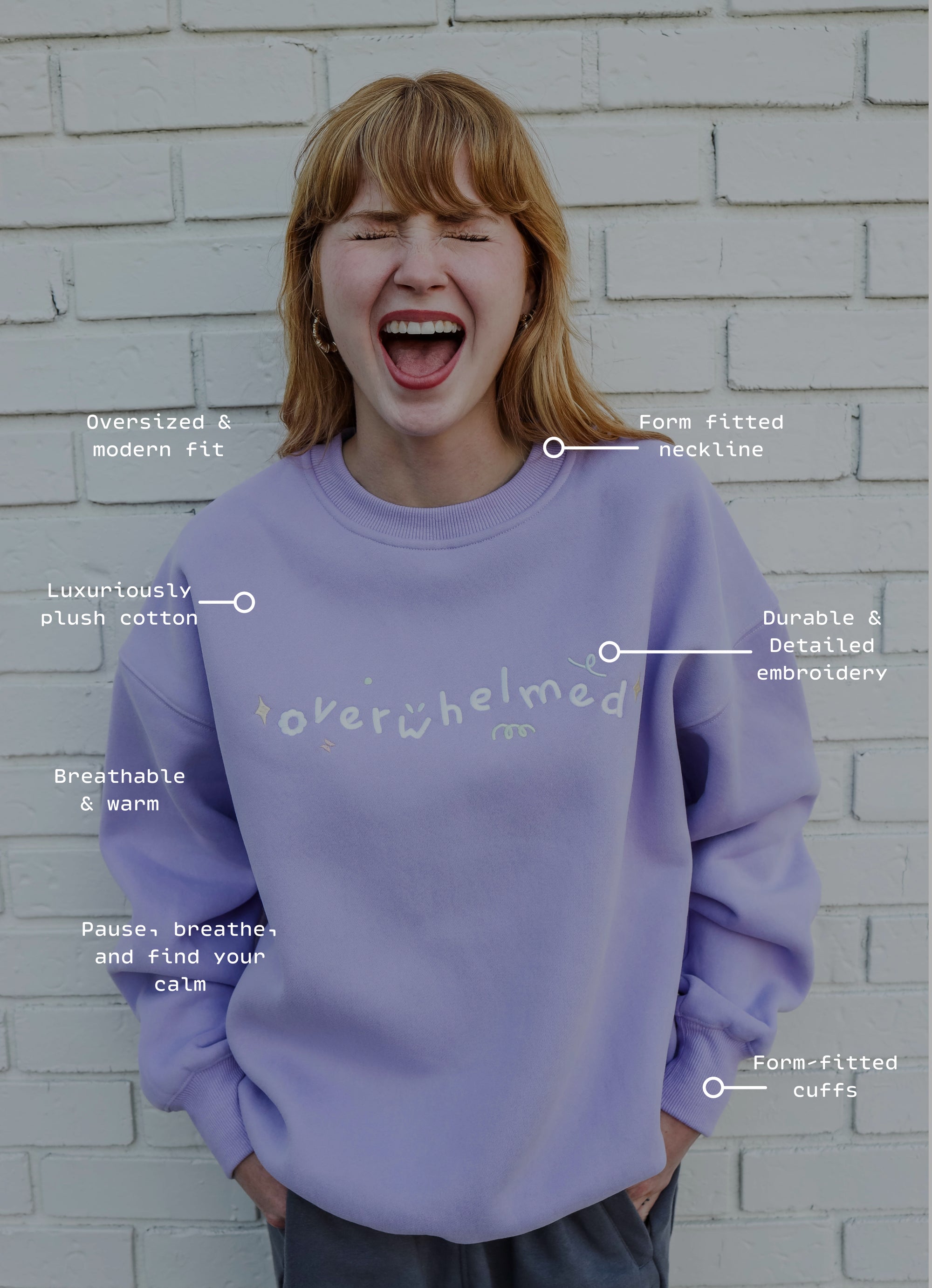 Overwhelmed Crewneck