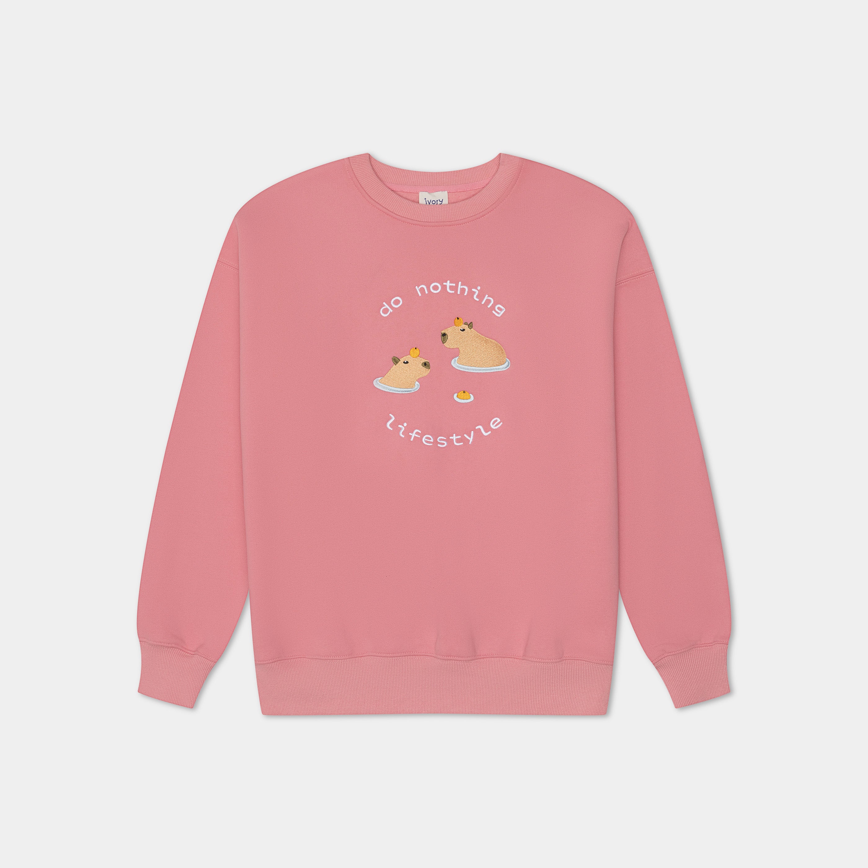 Do Nothing Lifestyle Crewneck (Pink)