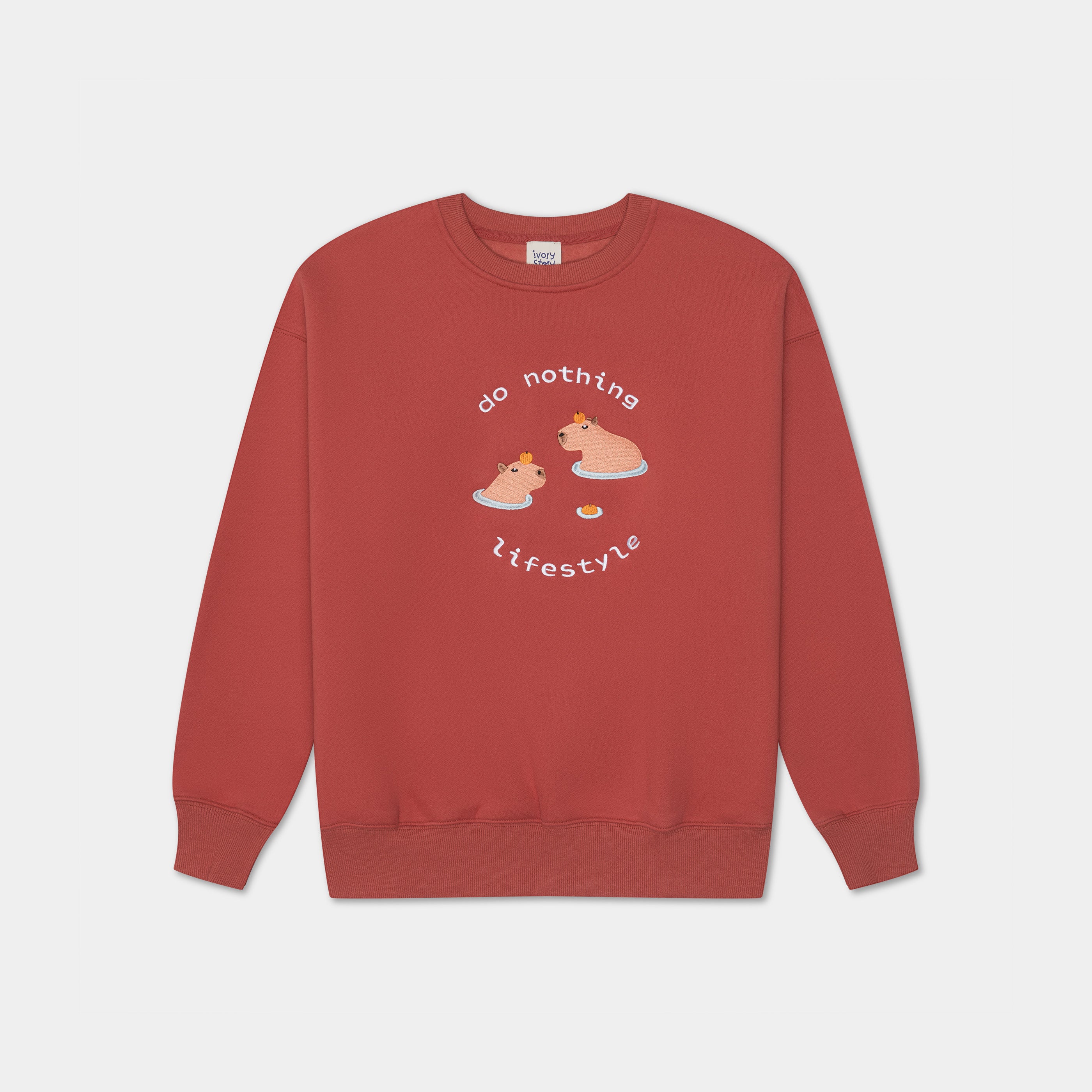 Do Nothing Lifestyle Crewneck (Red)